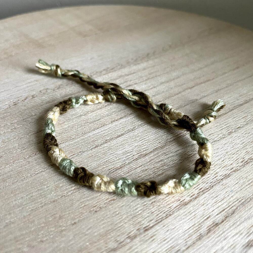 Daniella Bracelet anklet trendy comfortable tie embroidery thread woven gift